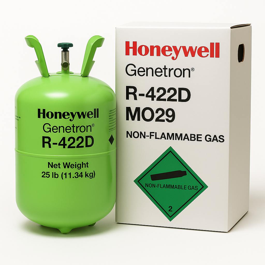 R-422D MO29 Refrigerant – 25 LB Cylinder (Honeywell Genetron 422D)